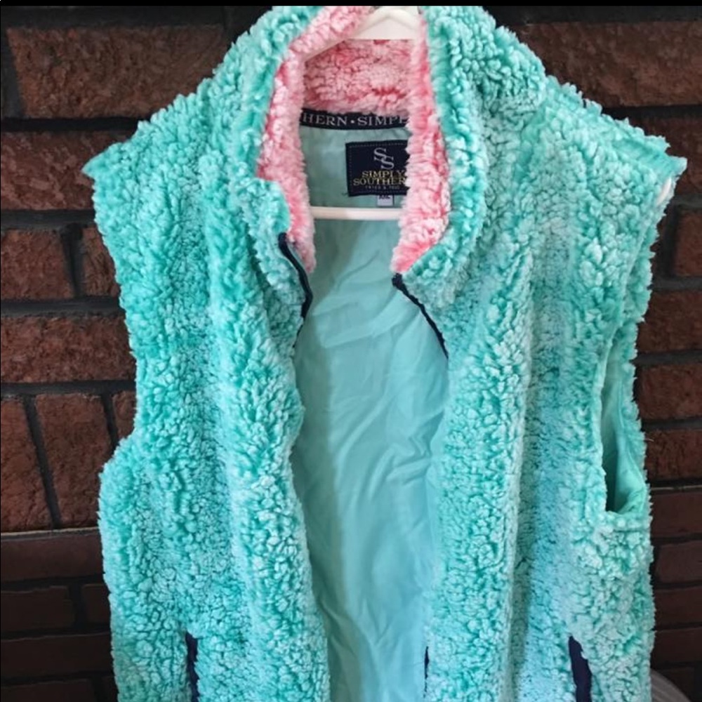 Simply Southern Sherpa Vest XXL